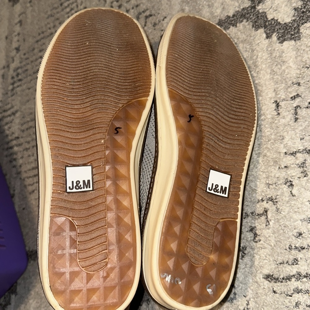 Men's Slip-On Knit Casual Shoes in Light Gray - Picture 4 of 5